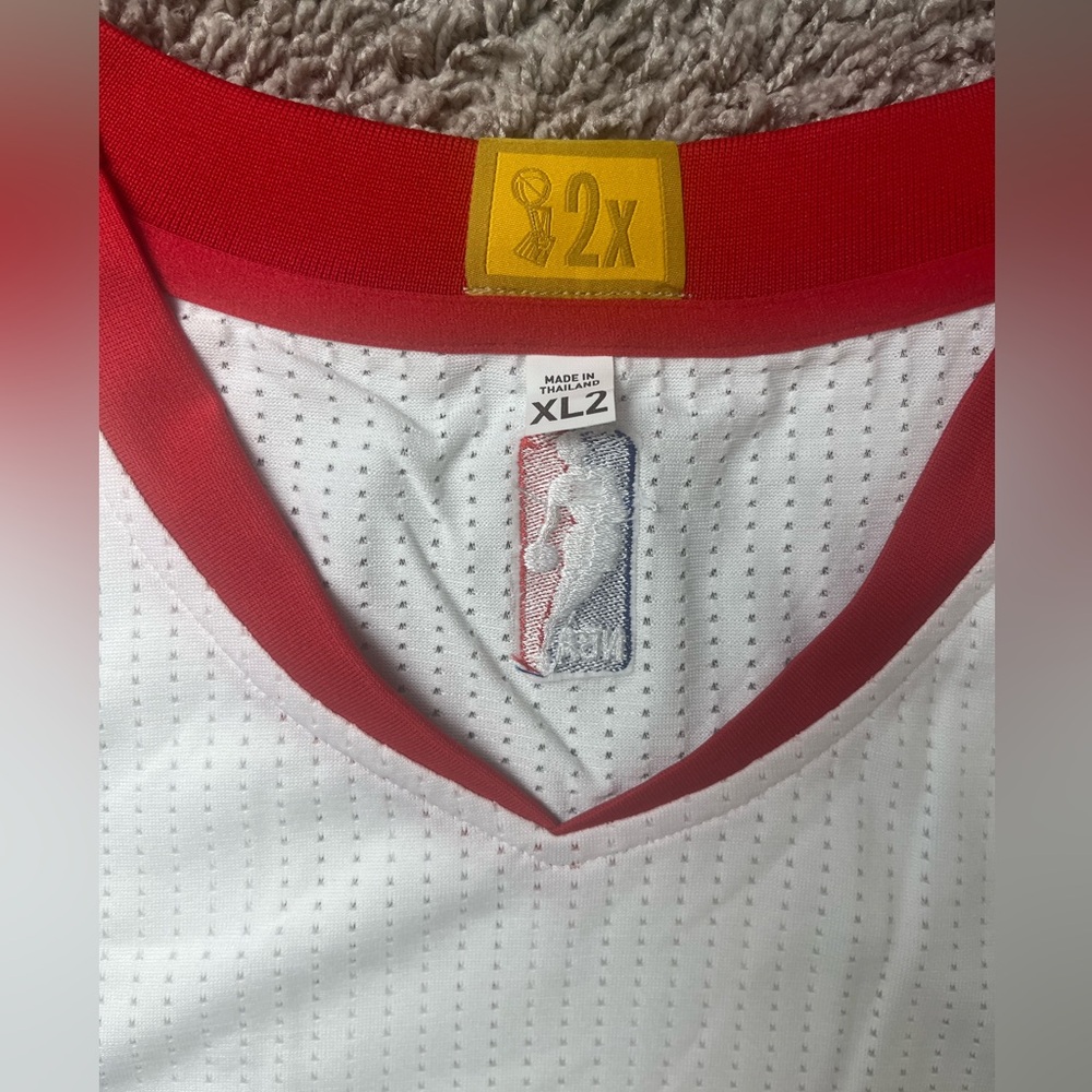Houston Rockets NBA Adidas Climacool Jersey XL, 2XL, 3XL. White Brand New - Picture 4 of 6